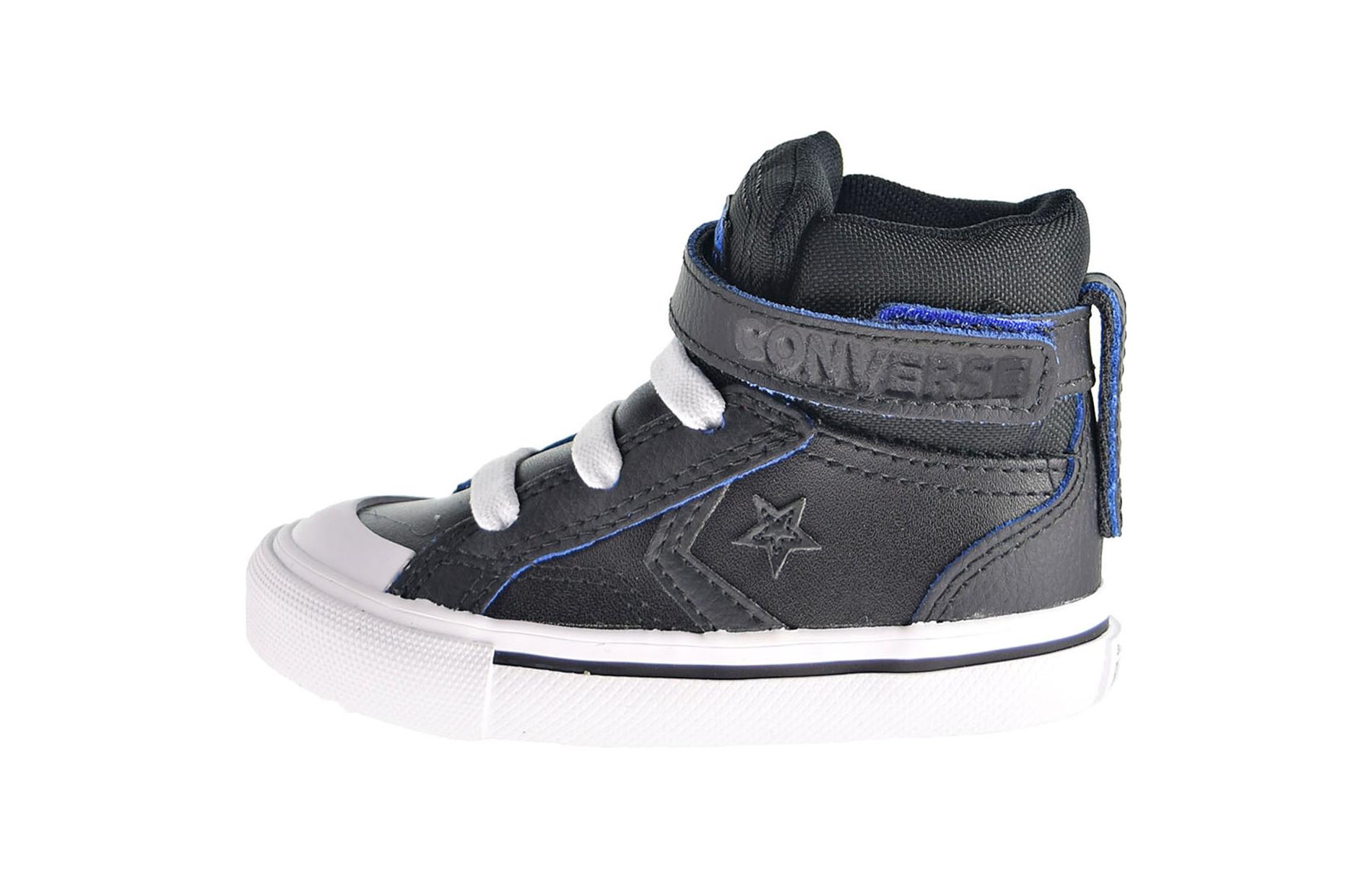 (Infant) Converse Pro Blaze Strap Hi 'Black Blue' 766051C