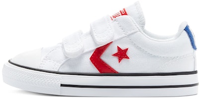 (Infant) Converse Star Player Easy-On 'White Red' 770228C (Infant) Converse Star Player Easy-On 'White Red' 770228C