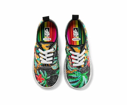 Vans Crayola x Authentic Elastic Lace 'Black Green Yellow' VN0A34A1ARF Lookbook Vans Crayola x Authentic Elastic Lace 'Black Green Yellow' VN0A34A1ARF