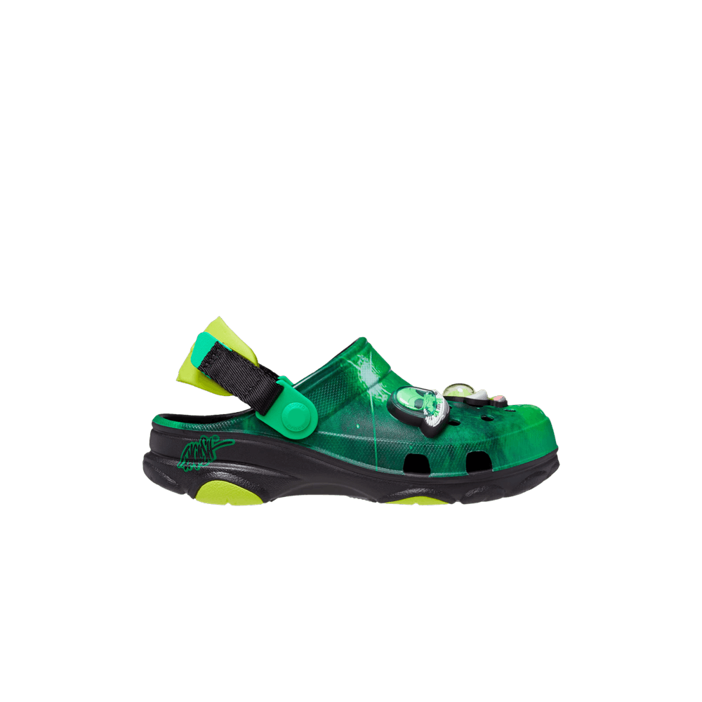 (Infant) Crocs Ron English x All-Terrain Clog 'Area 54 - Green Galaxy' 208141-0N4