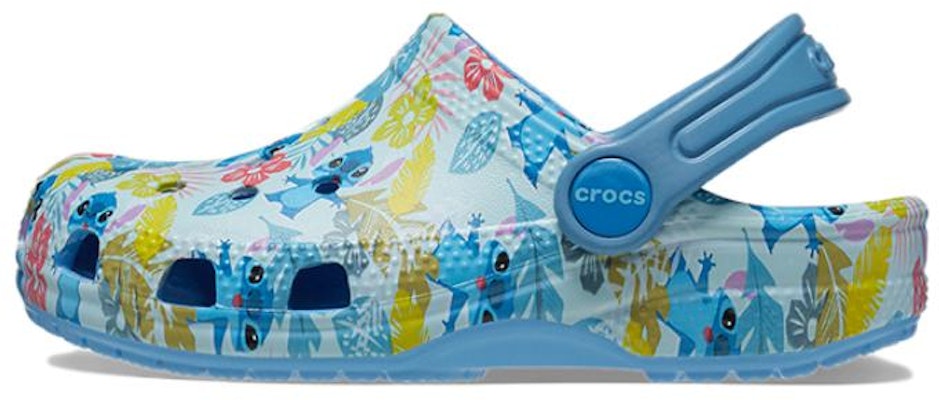 (Toddler) Disney x Crocs Classic Clog 'Stitch Hawaiian Print' 209471-4TB Buy (Toddler) Disney x Crocs Classic Clog 'Stitch Hawaiian Print' 209471-4TB