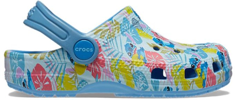 (Infant) Disney x Crocs Classic Clog 'Stitch Hawaiian Print' 209471-4TB Order (Infant) Disney x Crocs Classic Clog 'Stitch Hawaiian Print' 209471-4TB