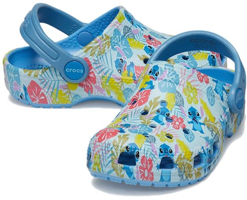 (Infant) Disney x Crocs Classic Clog 'Stitch Hawaiian Print' 209471-4TB Shop (Infant) Disney x Crocs Classic Clog 'Stitch Hawaiian Print' 209471-4TB