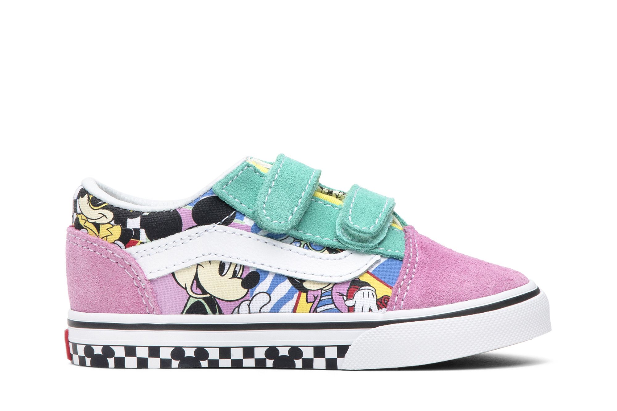 (Infant) Disney x Vans Old Skool Velcro '80s Mickey' VN0A344KUJE