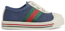 Order (Infant) Gucci 'Blue Canvas Low-Top' 772409-FACY7-4256