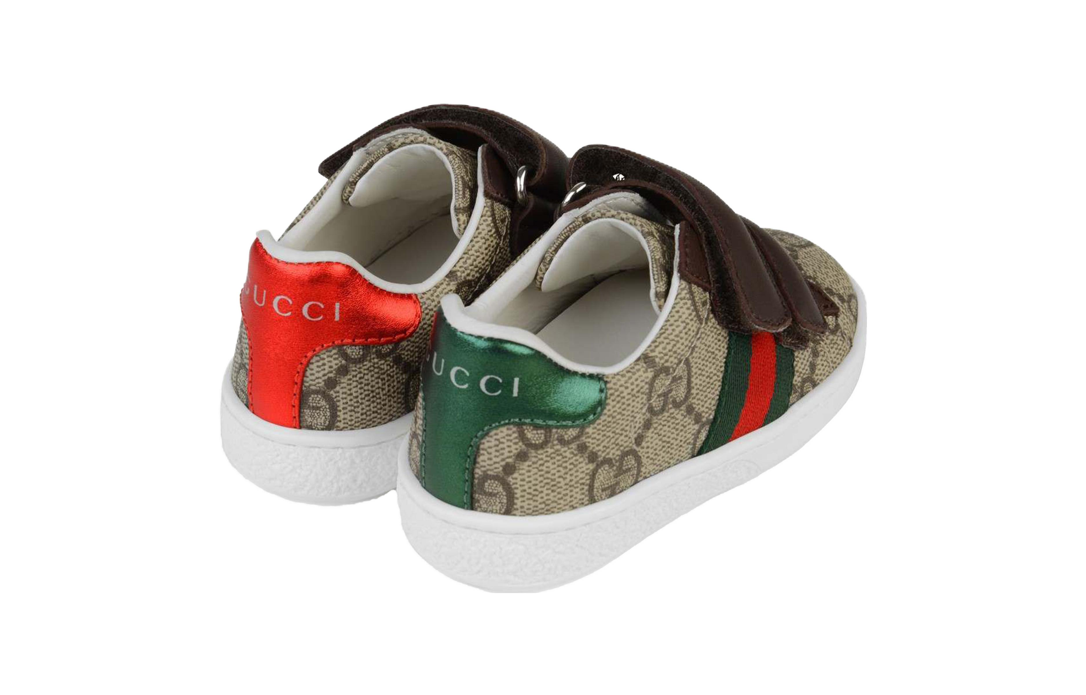 Shop (Infant) Gucci Ace GG Supreme 'Beige' 463088-9C220-9797