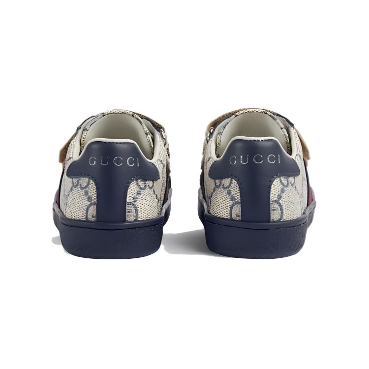 (Infant) Gucci Ace Low Walk Shoes 'Grey' 圖 5
