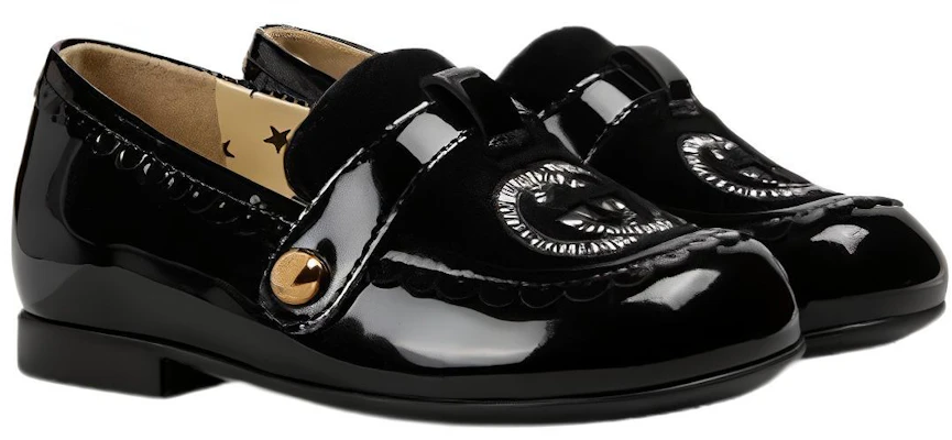(TD) Gucci 婴儿黑色漆皮一脚蹬 749232-AACBD-1000 Order (TD) Gucci 婴儿黑色漆皮一脚蹬 749232-AACBD-1000