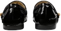 Shop (TD) Gucci Bayi Kulit Patent Slip-On 'Hitam' 749232-AACBD-1000