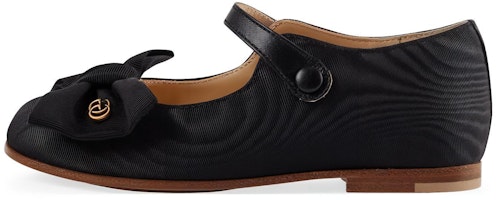 (Infant) Gucci Ballet Flat 'Black Bow' 728344-FABD3-1049 (Infant) Gucci Ballet Flat 'Black Bow' 728344-FABD3-1049