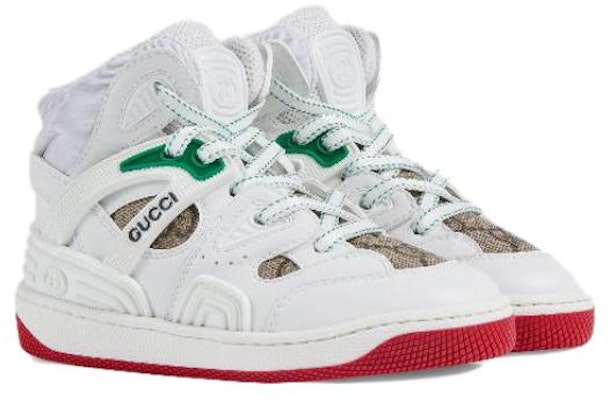 (TD) Gucci Basket Tinggi 'Putih' 681354-2SHG0-9076 Lookbook (TD) Gucci Basket Tinggi 'Putih' 681354-2SHG0-9076