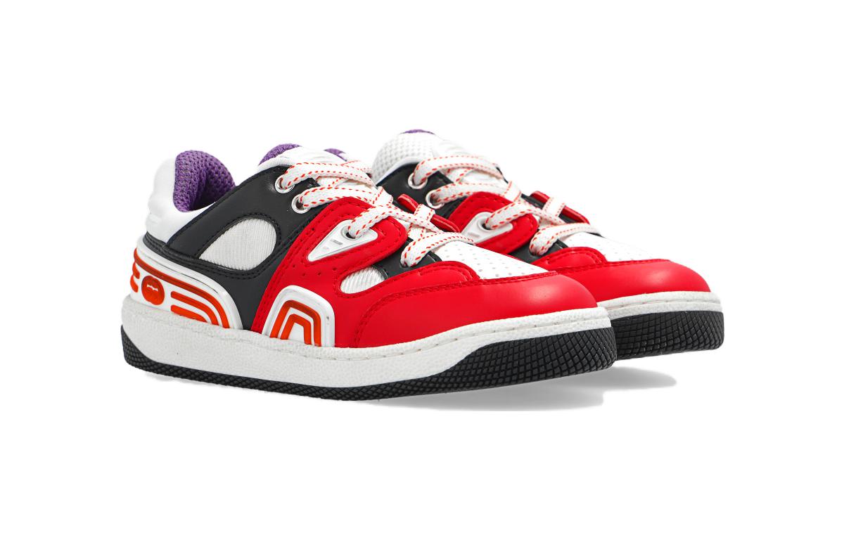 Shop (Infant) Gucci Basket Low 'Red Black' 702921-2SH90-6662