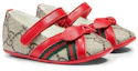 Order (Infant) Gucci Canvas Low-Top Velcro 'Red Bow Detail' 647024-2OQ30-9766