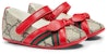 (TD) Gucci Kanvas Low-Top Velcro 'Butiran Riben Merah' 647024-2OQ30-9766