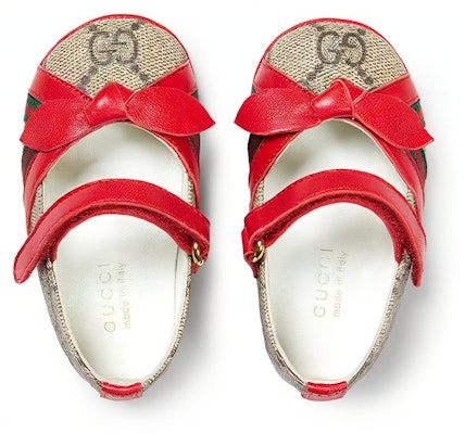 (Infant) Gucci Canvas Low-Top Velcro 'Red Bow Detail' 647024-2OQ30-9766 Lookbook (Infant) Gucci Canvas Low-Top Velcro 'Red Bow Detail' 647024-2OQ30-9766