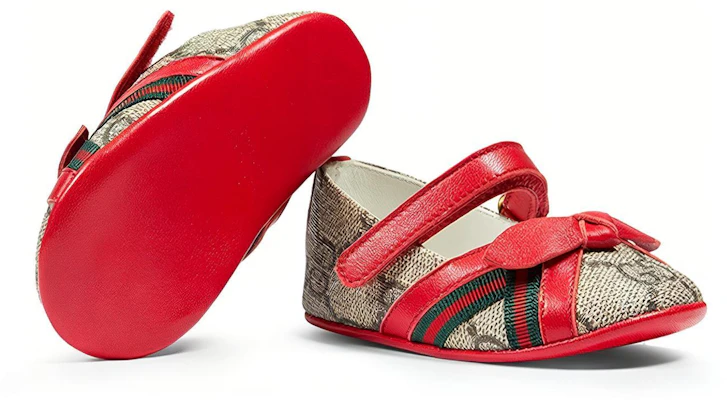 (Infant) Gucci Canvas Low-Top Velcro 'Red Bow Detail' 647024-2OQ30-9766 Shop (Infant) Gucci Canvas Low-Top Velcro 'Red Bow Detail' 647024-2OQ30-9766