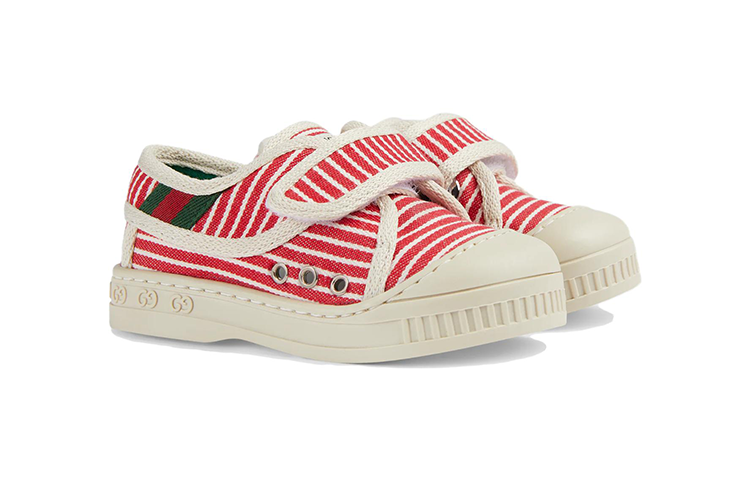 Lookbook (TD) Gucci Krabbelschuhe Low-Top ''Pink Weiß'' 750710-FAB5Z-6451