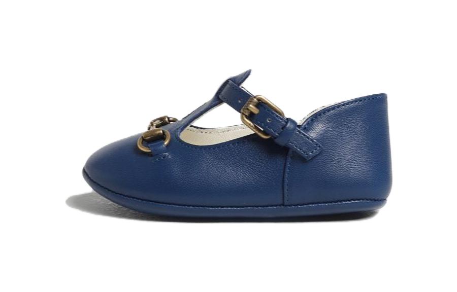 (Infant) Gucci Crib Shoe Low 'Blue' 725732-1D700-4236