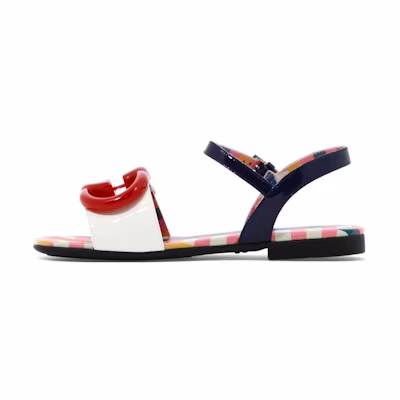 (Infant) Gucci GG Buckle Sandal 'Navy'