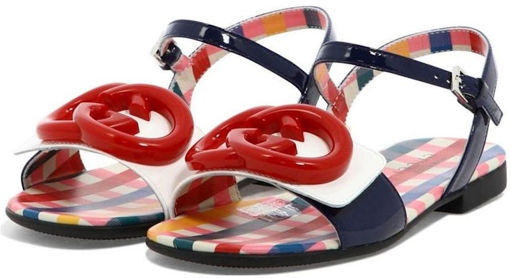 (Infant) Gucci GG Buckle Sandal 'Navy' 681342-ALU80-4561 Lookbook (Infant) Gucci GG Buckle Sandal 'Navy' 681342-ALU80-4561