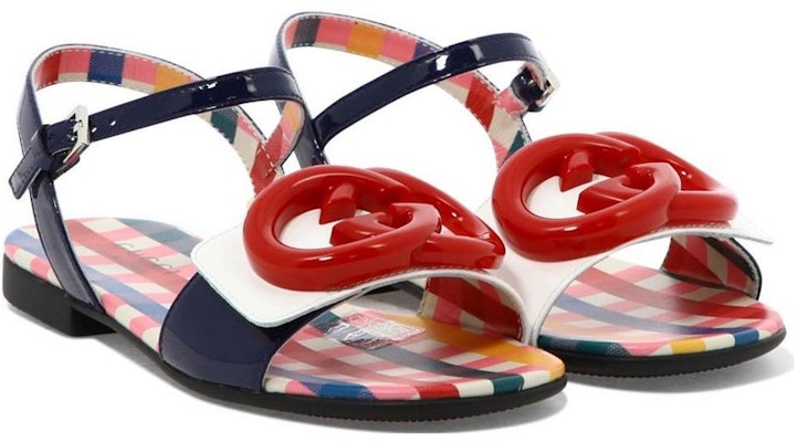 (Infant) Gucci GG Buckle Sandal 'Navy' 681342-ALU80-4561 Shop (Infant) Gucci GG Buckle Sandal 'Navy' 681342-ALU80-4561