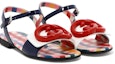 Shop (TD) Sandal Gucci GG Buckle 'Biru Navy' 681342-ALU80-4561