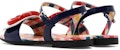 (TD) Sandal Gucci GG Buckle 'Biru Navy' 681342-ALU80-4561