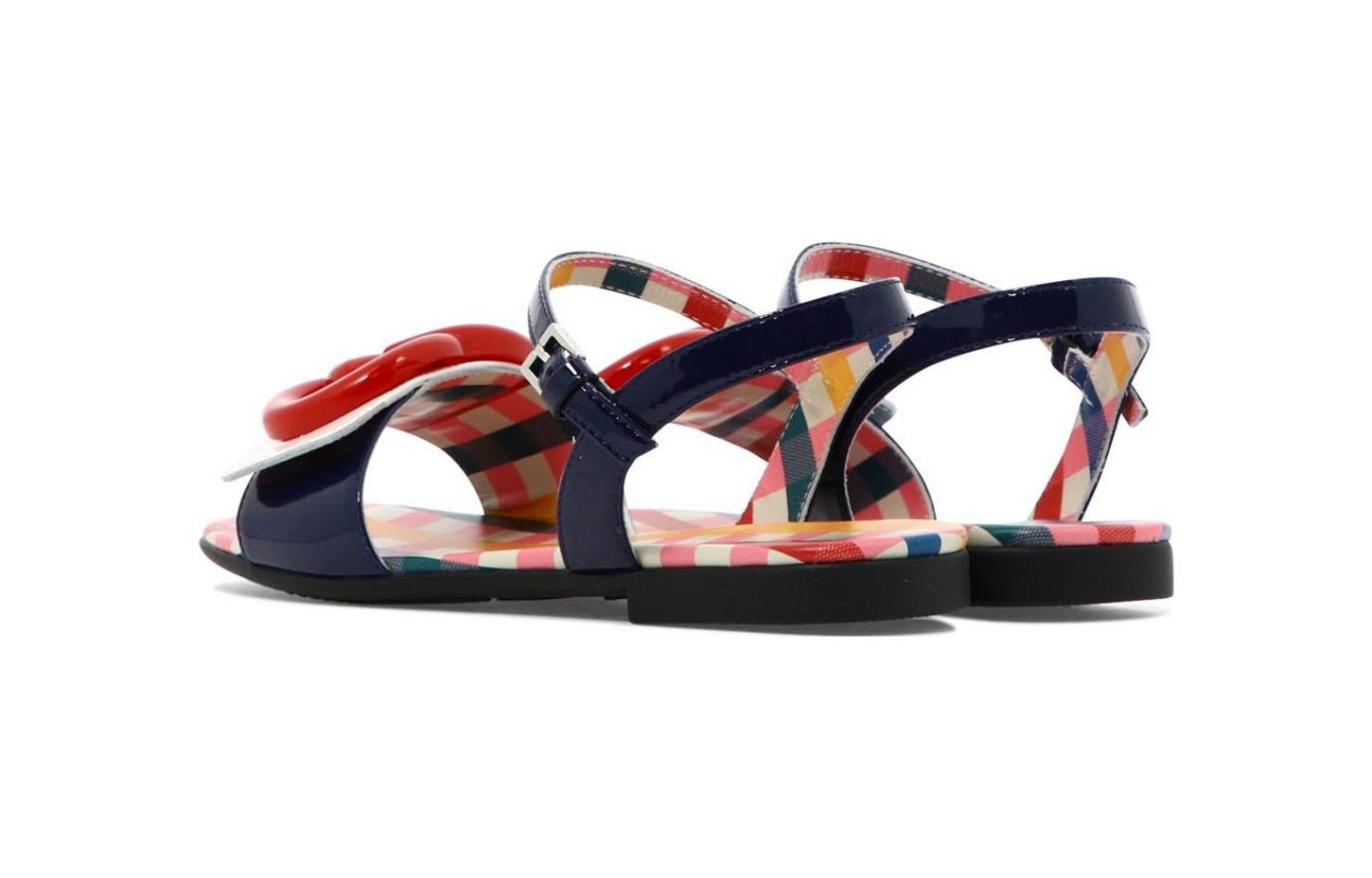 Purchase (Infant) Gucci GG Buckle Sandal 'Navy' 681342-ALU80-4561