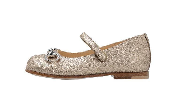 (Infant) Gucci Horsebit Loafers 'Gold Toddler' 660069-KUS40-9960