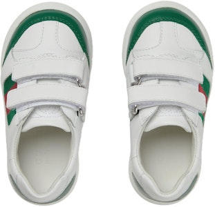 (TD) 古驰白绿低帮魔术贴皮鞋 772404-AAC45-3145 Shop (TD) 古驰白绿低帮魔术贴皮鞋 772404-AAC45-3145