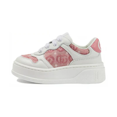 (Infant) Gucci Leather Low-Top 'Baby Steps White Pink'