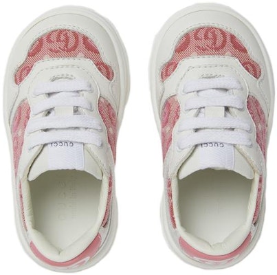 (TD) Gucci Zapatillas de Cuero Bajas 'Baby Steps Blanca Rosa' 755893-AACIH-9081 Order (TD) Gucci Zapatillas de Cuero Bajas 'Baby Steps Blanca Rosa' 755893-AACIH-9081