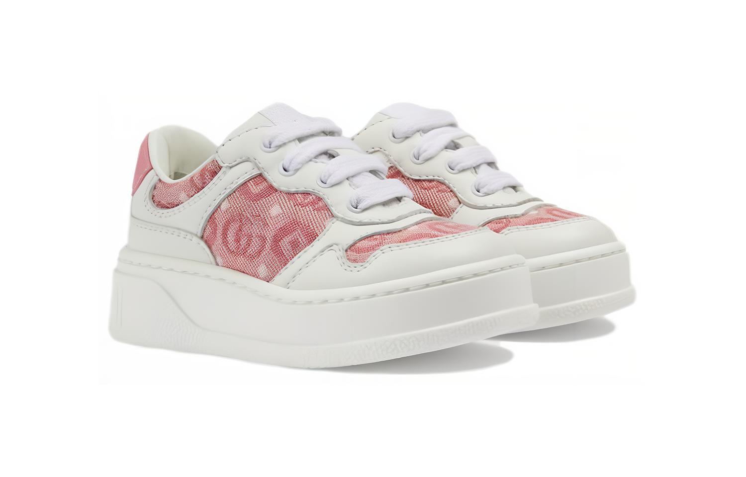 Lookbook (Infant) Gucci Leather Low-Top 'Baby Steps White Pink' 755893-AACIH-9081