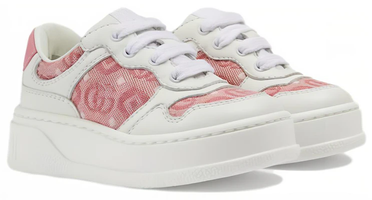 (Infant) Gucci Leather Low-Top 'Baby Steps White Pink' 755893-AACIH-9081 Lookbook (Infant) Gucci Leather Low-Top 'Baby Steps White Pink' 755893-AACIH-9081