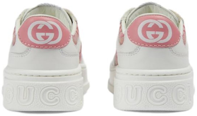 (Infant) Gucci Leather Low-Top 'Baby Steps White Pink' 755893-AACIH-9081 Shop (Infant) Gucci Leather Low-Top 'Baby Steps White Pink' 755893-AACIH-9081