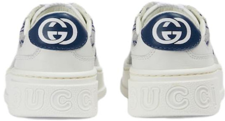 (TD) Gucci Sepatu Bayi Kulit Rendah Putih Biru 'Comfort' 755893-AACIH-9080 Shop (TD) Gucci Sepatu Bayi Kulit Rendah Putih Biru 'Comfort' 755893-AACIH-9080
