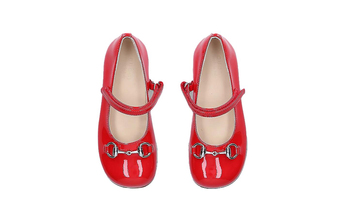 Shop (TD) グッチ ホースビット レッドパテント ローファー 682224-ALU00-6537