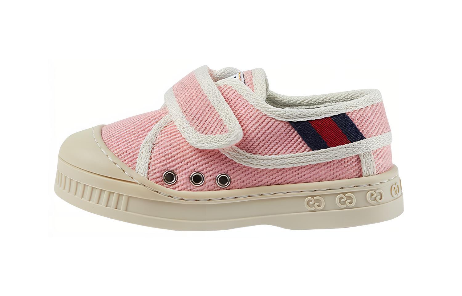 (Infant) Gucci Low-Top Sneakers 'Pink Ribbon' 725755-2KH60-5855