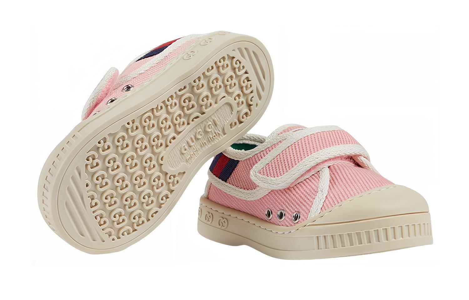 Purchase (Infant) Gucci Low-Top Sneakers 'Pink Ribbon' 725755-2KH60-5855