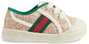 Order (TD) Gucci Low Top Beige Verde Scarpe Basse Bimbo Comode e Versatili. 682229-U4G50-9573