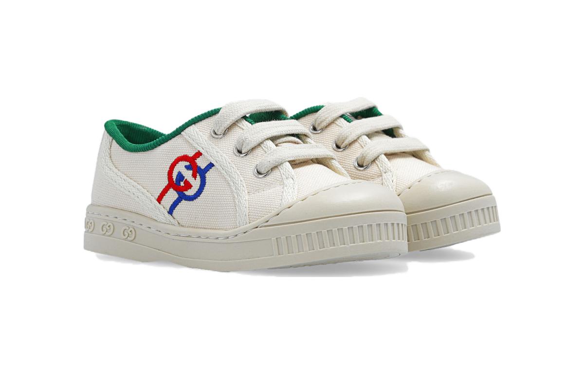 Lookbook (TD) Gucci Tennis 1977 'Kanvas Putih Low-Top' 725051-FABAT-9167