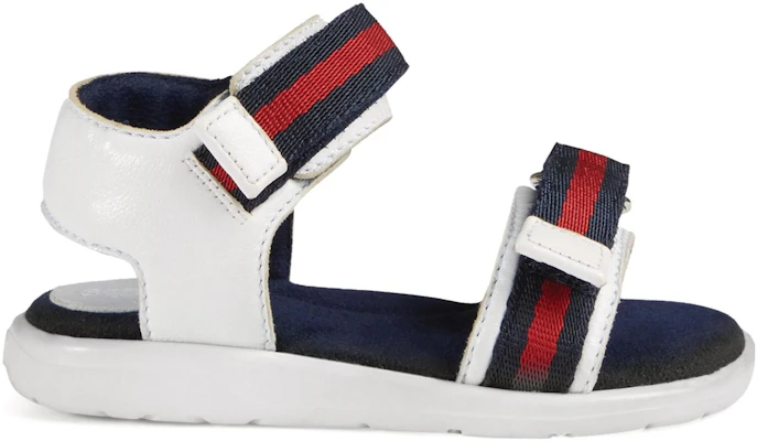 (TD) Sandales en Cuir Gucci Bande Web ''Blanc Bleu'' 257759-BLN10-9064 Order (TD) Sandales en Cuir Gucci Bande Web ''Blanc Bleu'' 257759-BLN10-9064