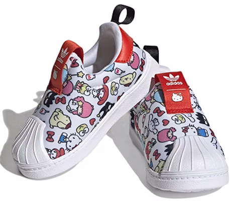 (Toddler) Hello Kitty x adidas Originals Superstar 360 'White Red' HQ4092 Lookbook (Toddler) Hello Kitty x adidas Originals Superstar 360 'White Red' HQ4092