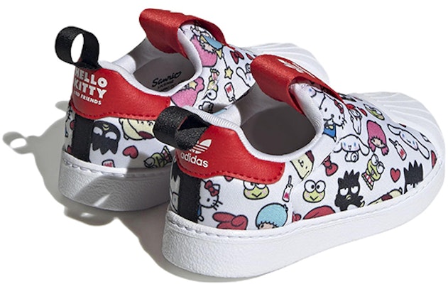 (Toddler) Hello Kitty x adidas Originals Superstar 360 'White Red' HQ4092 Shop (Toddler) Hello Kitty x adidas Originals Superstar 360 'White Red' HQ4092