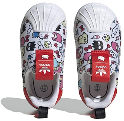 (Toddler) Hello Kitty x adidas Originals Superstar 360 'White Red' HQ4092 Purchase (Toddler) Hello Kitty x adidas Originals Superstar 360 'White Red' HQ4092