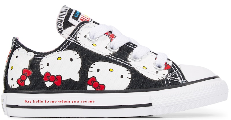 Buy （嬰兒）Hello Kitty x Converse Chuck Taylor All Star 低筒黑色款 762949C