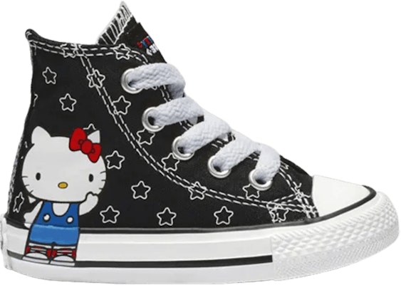 (Infant) Hello Kitty x Converse Chuck Taylor All Star Hi 'Black Blue' 763921F Buy (Infant) Hello Kitty x Converse Chuck Taylor All Star Hi 'Black Blue' 763921F