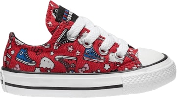 (Infant) Hello Kitty x Converse Chuck Taylor All Star Ox 'Red' 763915F (Infant) Hello Kitty x Converse Chuck Taylor All Star Ox 'Red' 763915F