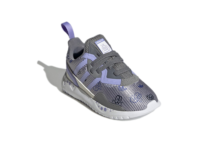 Lookbook (TD) Kevin Lyons x adidas Originals Flex 'Gris y Morado Claro' GX4133
