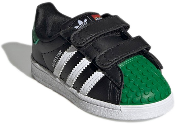 (Infant) LEGO x adidas Superstar I 'Black Green' GY3326 Lookbook (Infant) LEGO x adidas Superstar I 'Black Green' GY3326
